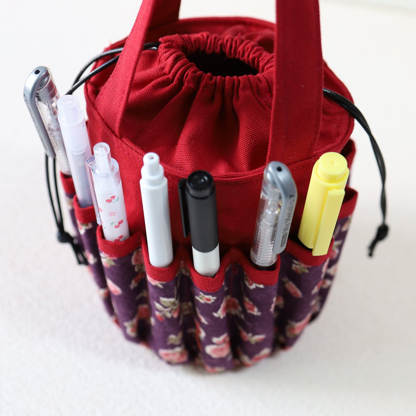 Digital Goods Sewing Patterns,Project Bucket Bag 2 SIZES, Tool Bag, Knitting, Drawstring Bag