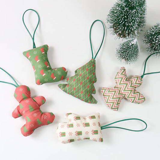 Digital Goods Sewing Patterns,Christmas Tree Fabric Ornaments Pattern,Fabric Christmas decoration