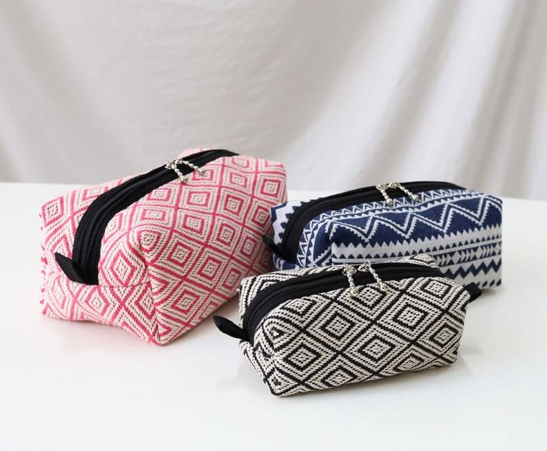 Digital Goods Sewing Patterns,Zipper Pouch PDF Pattern / Boxy Cosmetic Bag