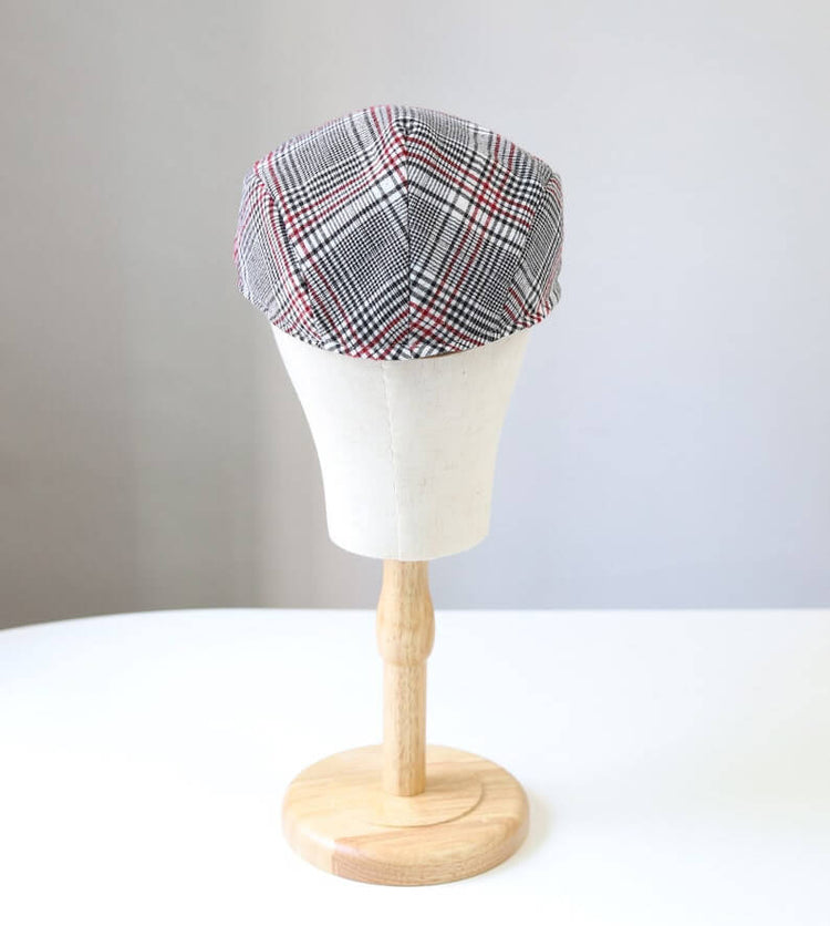 Flat Cap Pattern, PDF Sewing Pattern, 7 Sizes, Irish flat cap, Baker B
