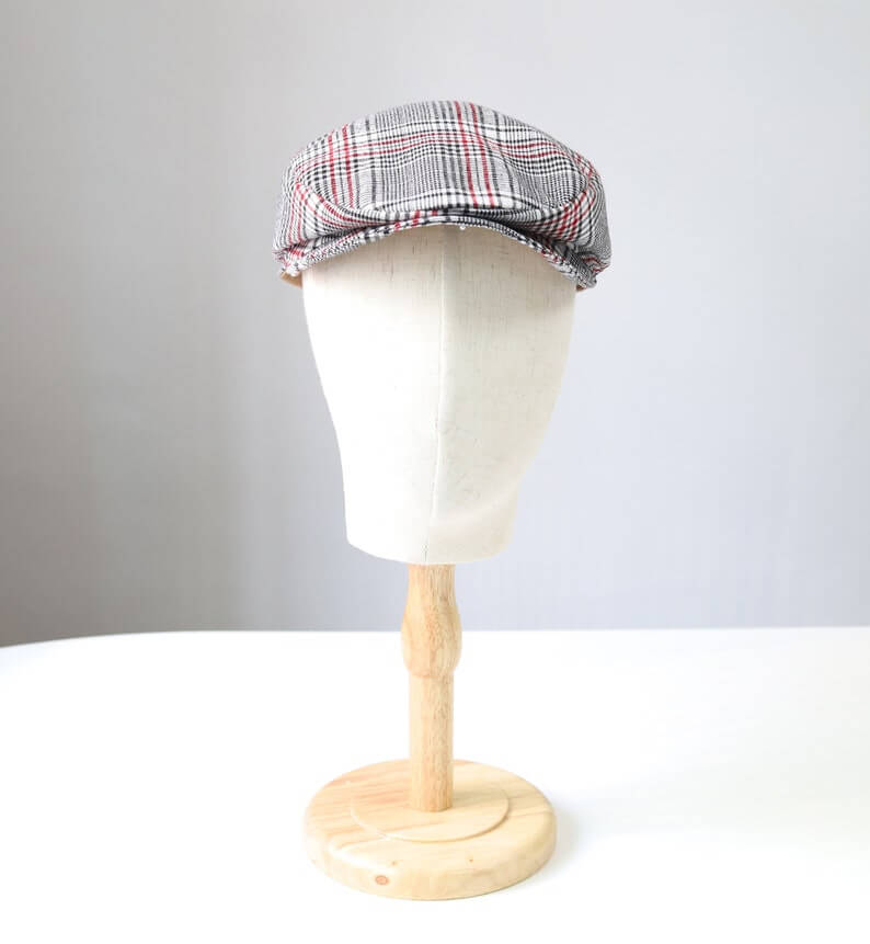 Digital Goods, Sewing Patterns,Flat Cap Pattern, PDF, 7 Sizes, Irish flat cap, Baker Boy Hat